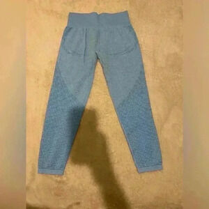 Large blue amazon leggings